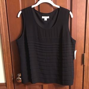 Coldwater Creek Tiered Woven Shell NWT